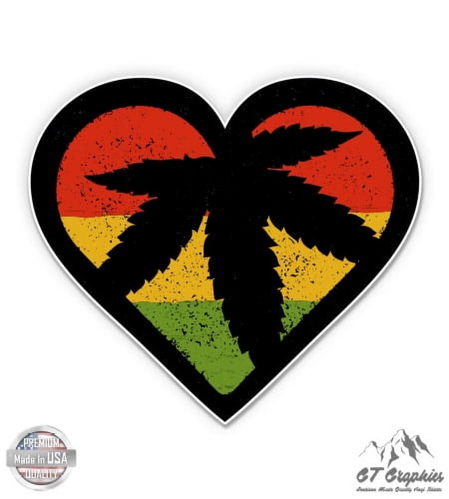 Rasta Cannabis Heart - 3
