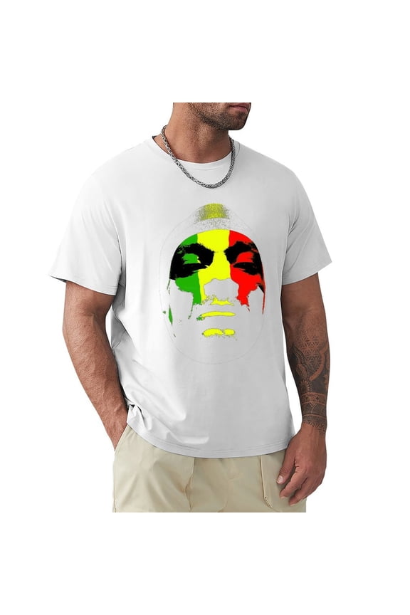 Rasta Face T Shirt Rap Deathrow Dogg Graphic Tees Men Funny Tshirts Shirts for Men Blank T Shirts Mens Tshirts Cotton