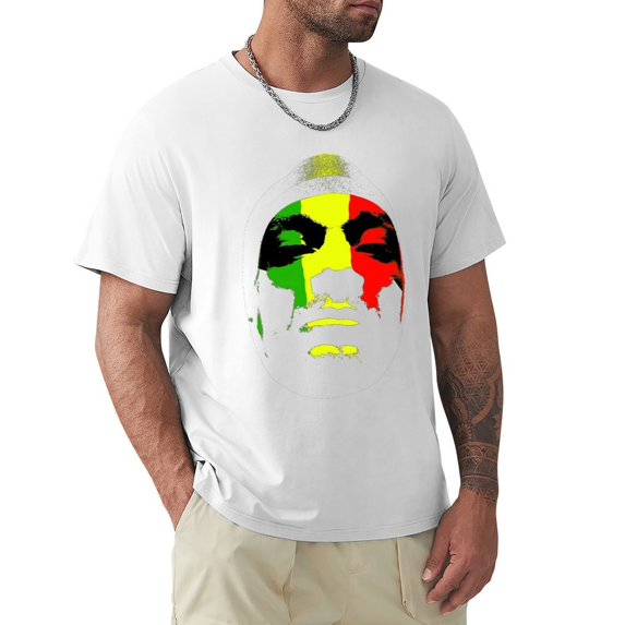 Rasta Face T Shirt Rap Deathrow Dogg Graphic Tees Men Funny Tshirts Shirts for Men Blank T Shirts Mens Tshirts Cotton