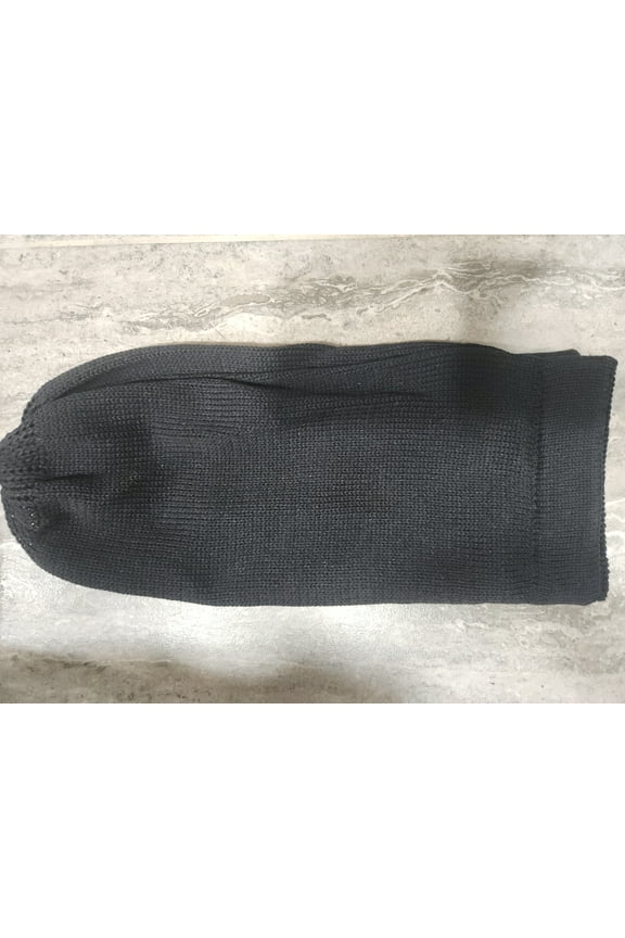 Rasta Hat, Stretchable Cotton, Black, 2XL