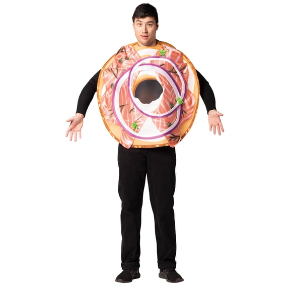 Rasta Imposta Bagel & Lox Halloween Costume, Adult One Size, Multi-color, Sku 1848