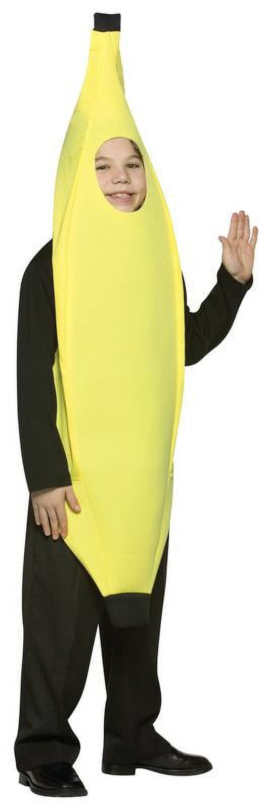 Rasta Imposta Banana Halloween Costume, Yellow, Child Size 7-10 - image 1 of 2