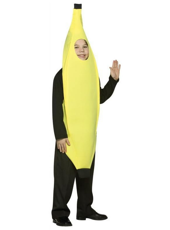Rasta Imposta Banana Halloween Costume, Yellow, Child Size 7-10