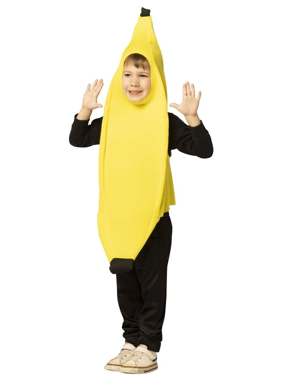 Banana Party Halloween Costume, Yellow, Child Size 3-4T