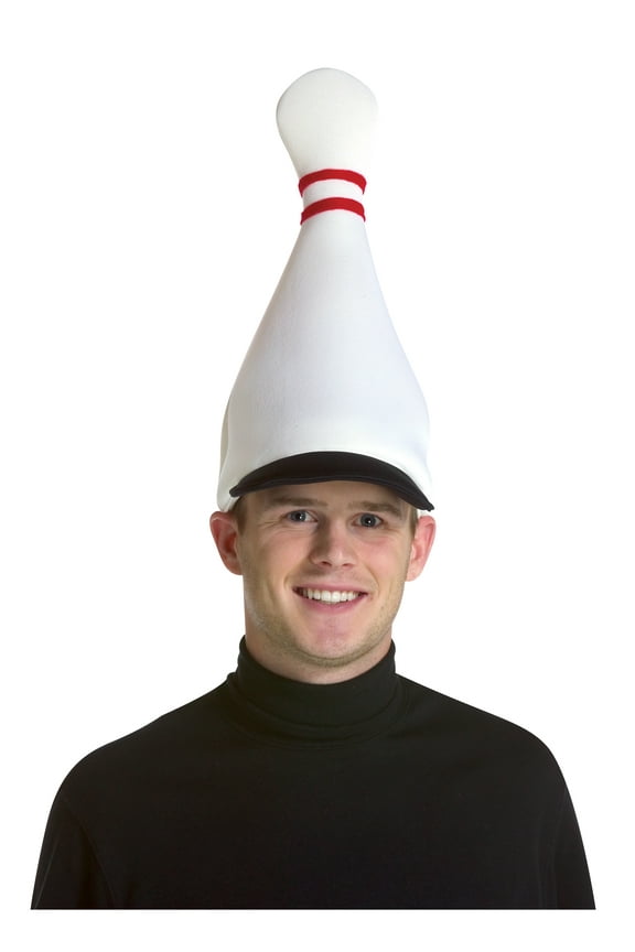 Bowling Pin Hat Adult Halloween Accessory