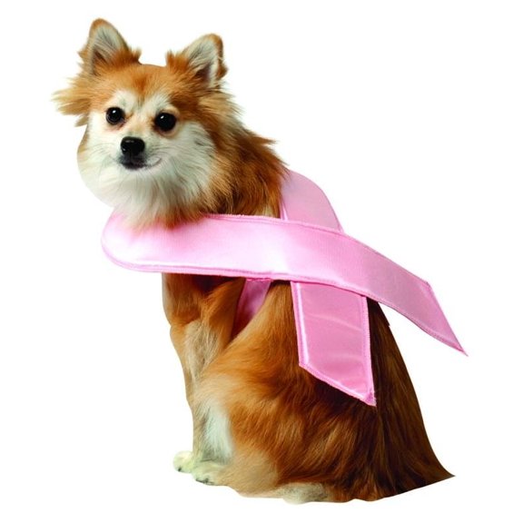 Rasta Imposta Breast Cancer Awareness Pink Ribbon Pet Dog Costume Large Unisex