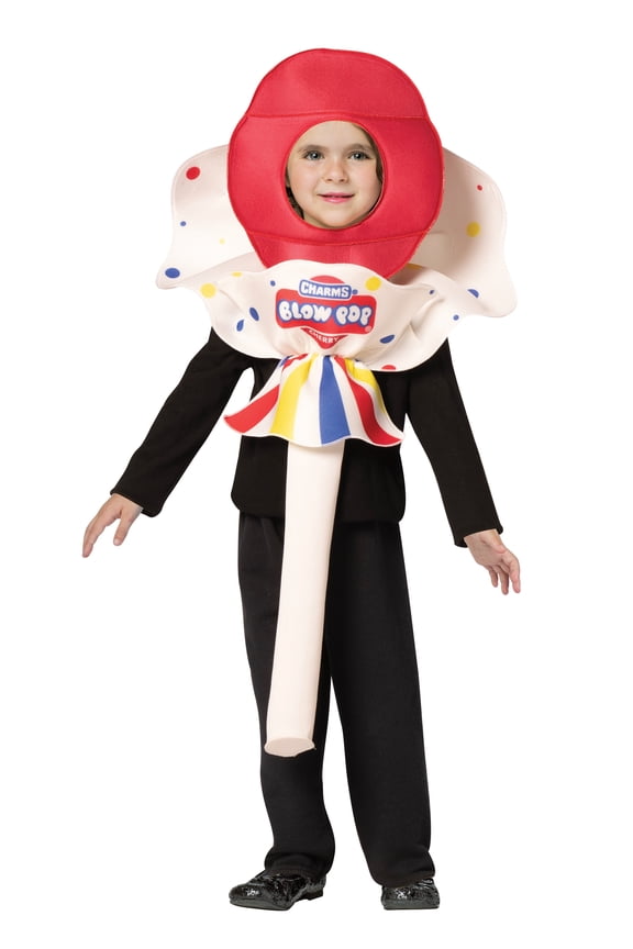 Charms Blow Pop Cherry Halloween Costume, Multicolor, Child Size 4-6, R1245-46