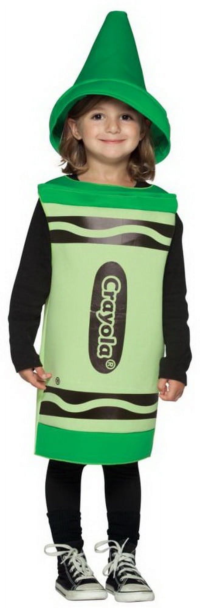 Rasta Imposta Child's Classic Green Crayola Crayon Costume Toddler 4T - image 1 of 2