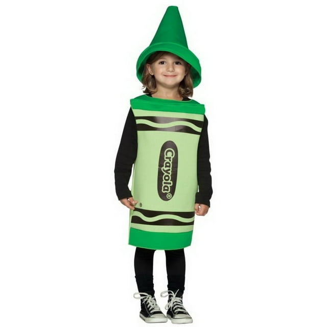 Rasta Imposta Child's Classic Green Crayola Crayon Costume Toddler 4T