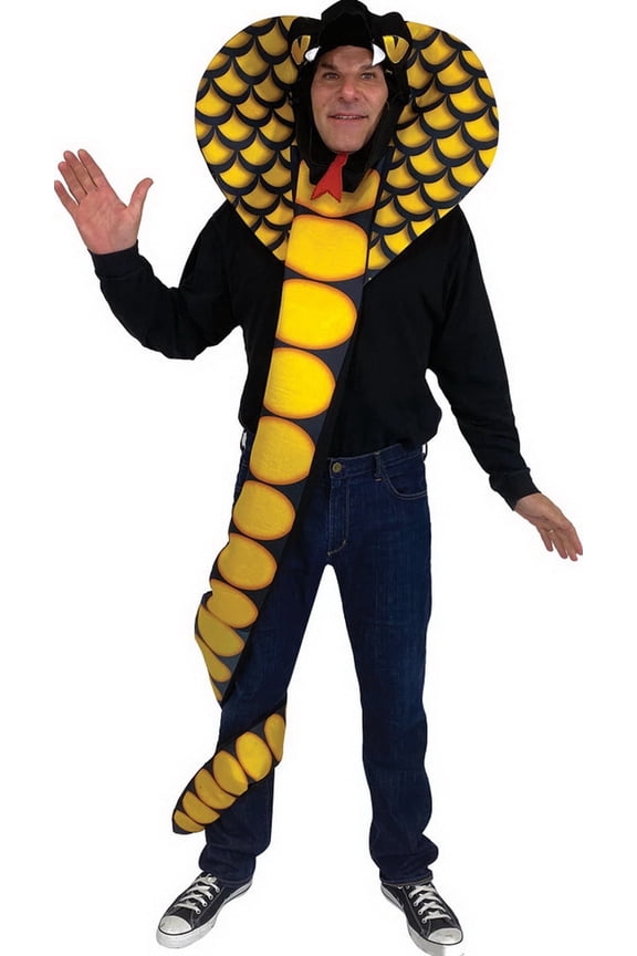 Cobra Men's Halloween Fancy-Dress Costume, One Size