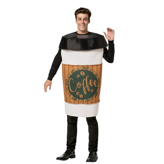Imposta Costumes Coffee To Go Halloween Costume Halloween Costume, Multicolor, Adult One Size, 706