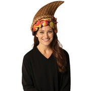 Rasta Imposta Cornucopia Thanksgiving Hat, Men and Women's, Brown, Adult One Size