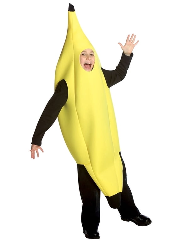 Deluxe Banana Boy's Halloween Fancy-Dress Costume for Child, One Size, 7-10