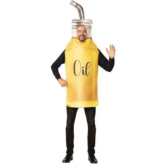 Rasta Imposta GC1660 5.4 x 19.25 in. Olive Oil Drizzle Bottle Adult Costume, Unisex, One Size