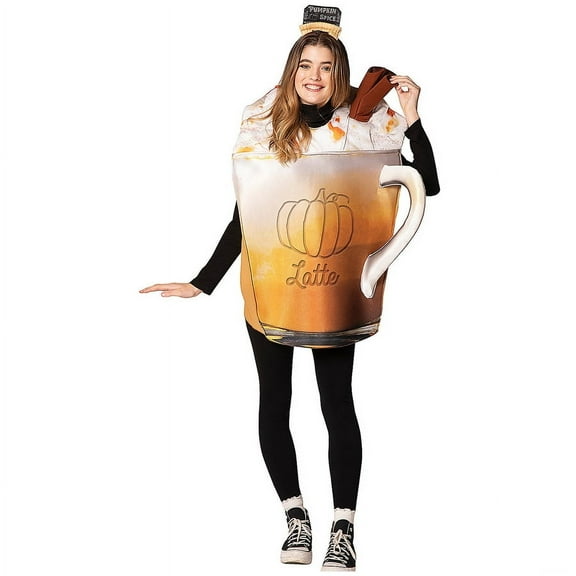 Rasta Imposta Adult Pumpkin Spice Latte Costume - One Size Fits Most