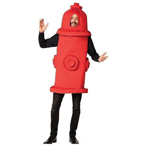 Rasta Imposta Adult Fire Hydrant Costume - One Size Fits Most