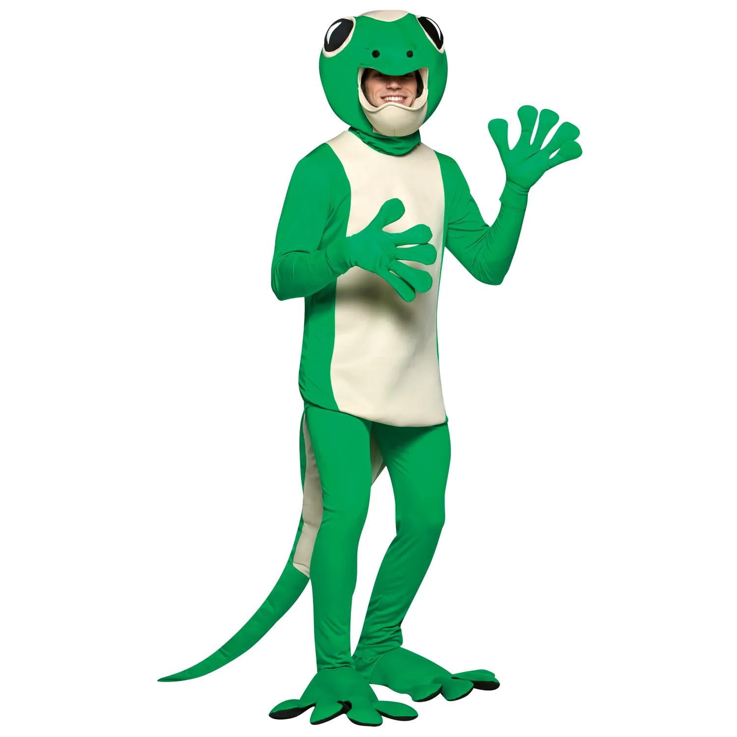 Rasta Imposta Gecko Men's Halloween Fancy-Dress Costume for Adult, One ...