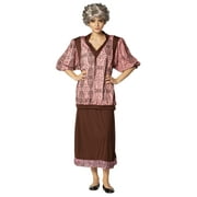 Rasta Imposta Golden Granny Strong Halloween Costume with Wig, Adult, Size S-M
