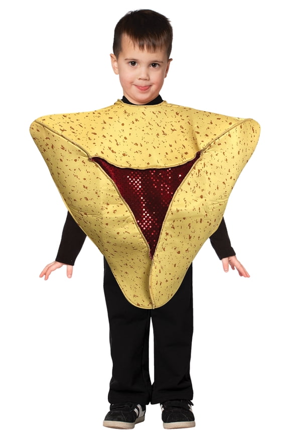 Hamantaschen Cookie Purim Halloween Costume, Boys and Girls, Multicolored, Child Size 3-4, 10374