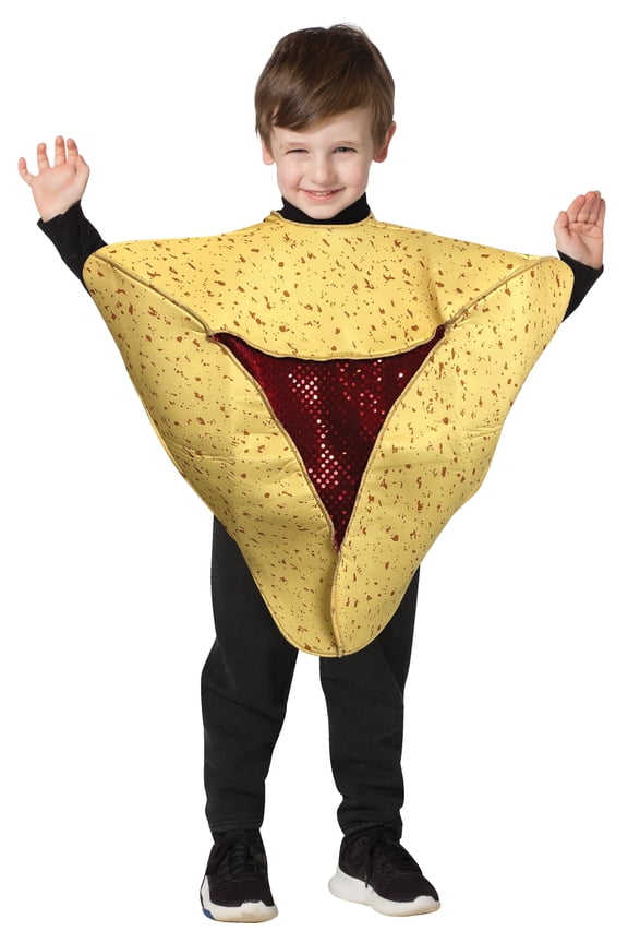 Hamantaschen Cookie Purim Halloween Costume, Boys and Girls, Multicolored, Child Size 4-6