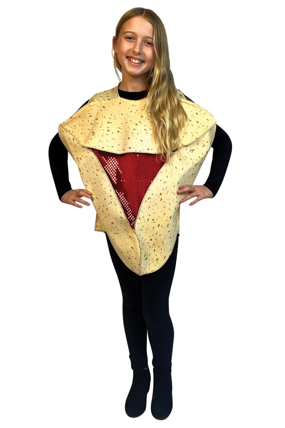 Hamantaschen Cookie Purim Halloween Costume, Boys and Girls, Multicolored, Child Size 7-10, 10001