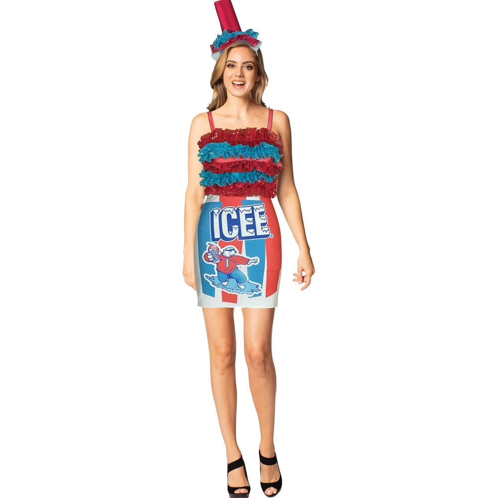 Rasta Imposta Twizzlers Damen-Kostüm – Fancy Dress Verkleidung In Größe M/L