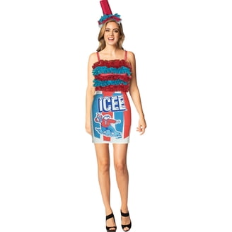 white christmas dresses Retro Stage Sweetheart Neck Fun & Flirty Ice Cream Print Dress main image 1