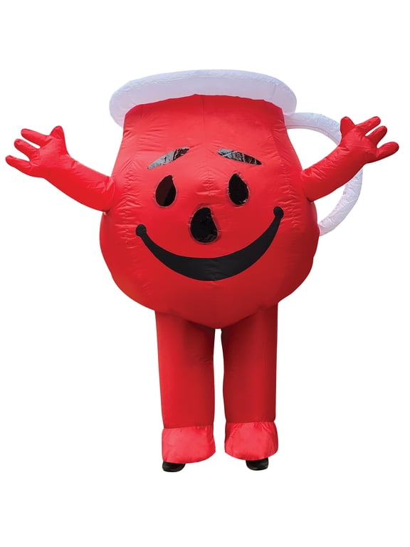 Inflatable Kool Aid Man Halloween Fancy-Dress Costume for Adult, Adult, Regular
