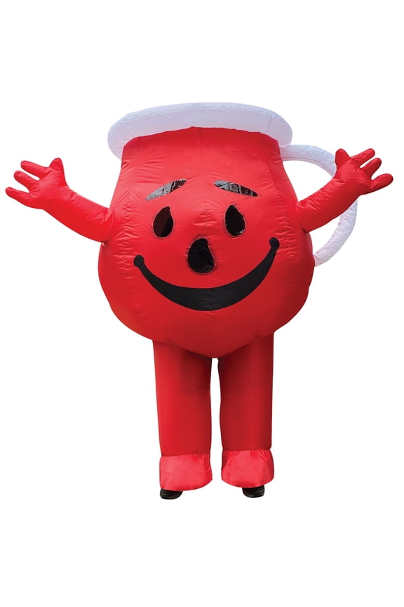 Inflatable Kool Aid Man Halloween Fancy-Dress Costume for Adult, Adult, Regular