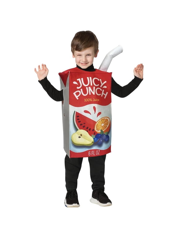 Juice Box Halloween Fancy-Dress Costume for Child, Little Boys One Size