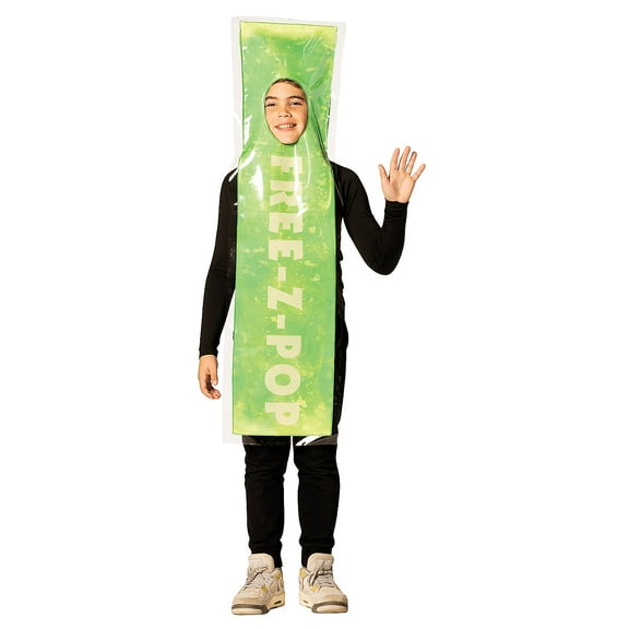 Rasta Imposta Kids' Free-Z-Pop Ice Green Costume - Size Medium - Green