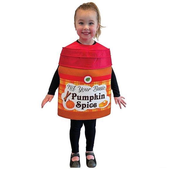 Rasta Imposta Pumpkin Spice Seasoning Childs Costume Autumn Fall Flavors Kids