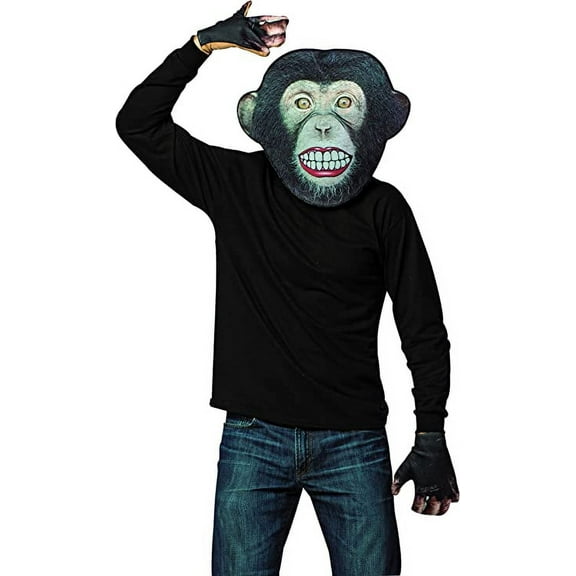 Rasta Imposta Men's Chimp Mask Kit, Includes Face Mask & Mitts