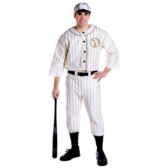 Rasta Imposta Mens Old Tyme Baseball Player Costume - One Size Fits Most