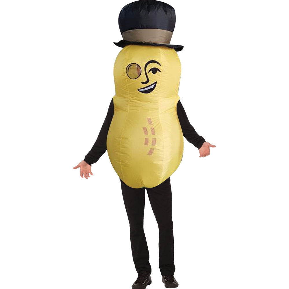 Rasta Imposta Planters Mr. Peanut Inflatable Men's Halloween Fancy-Dress Costume for Adult, One Size