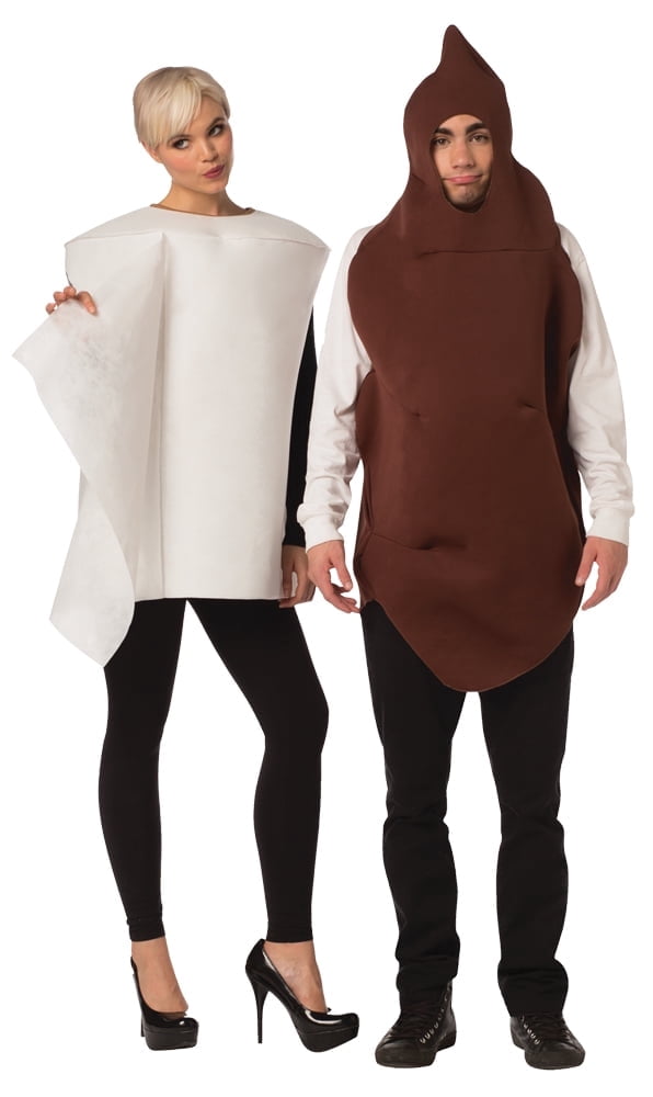 Rasta Imposta Poop and Toilet Paper Roll Halloween Adult Unisex