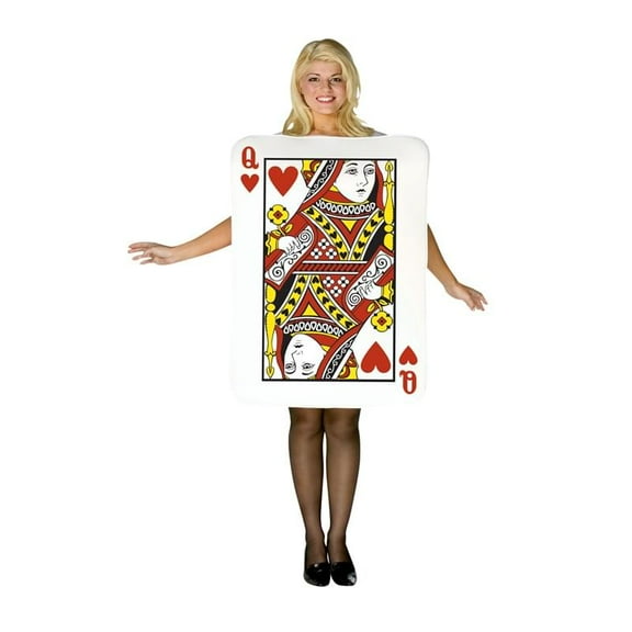 Rasta Imposta Queen of Hearts Card Costume Adult One Size Fits Most Female
