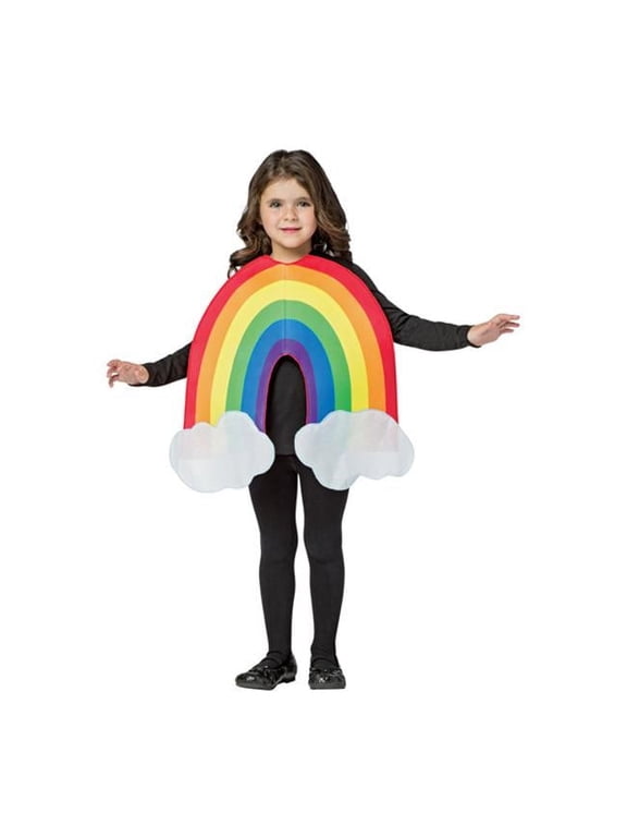 Rainbow with Clouds Kids Costume, Girls and Boys, Child Size 4-6x, 6307-46