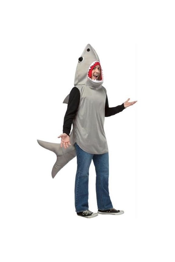 Sand Shark Animals Men's Halloween Fancy-Dress Costume for Adult, One Size