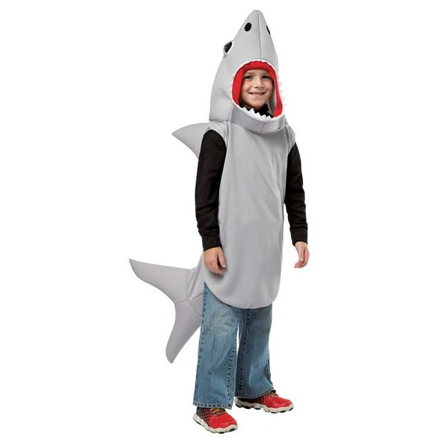 Rasta Imposta Sand Shark Halloween Costume, Unisex Child Size 7-10, Gray