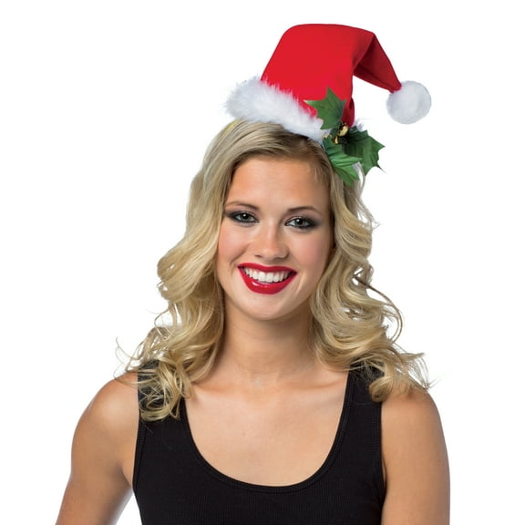 Rasta Imposta Santa Hat Holiday Headband, Men and Women's, Red, Adult One Size, 2103