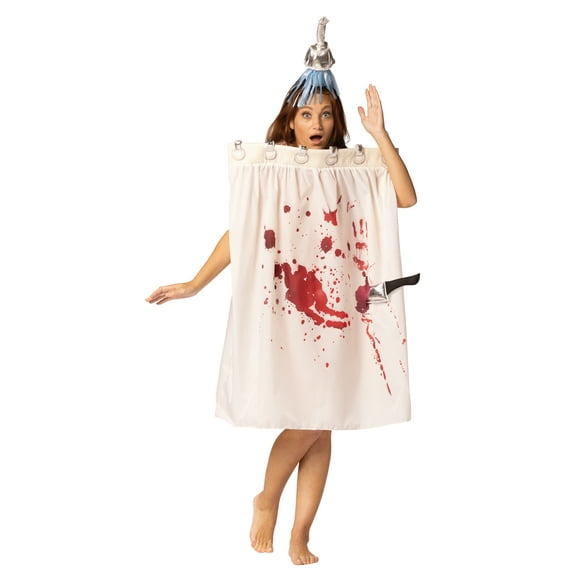 Rasta Imposta Shower Scene Halloween Costume, Men and Women's, White, Adult One Size, R7804-OS