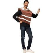 Rasta Imposta Slice Of Chocolate Birthday Cake Adult Halloween Party Celebration Costume, One Size, 1672