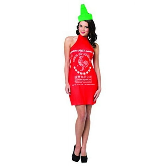Rasta Imposta Sriracha Dress Halloween Costume, Red, Adult, One Size