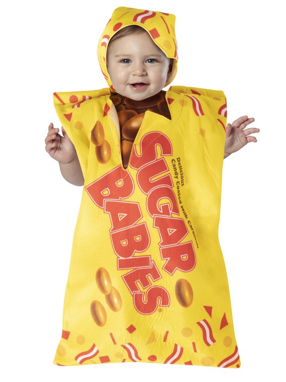 Sugar Babies Bunting with Hat Halloween Costume, Boys and Girls, Yellow, Baby Size 3-9 months, R1423-OS