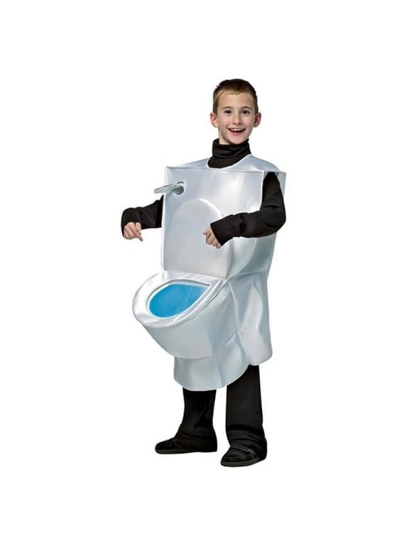 Toilet Boy's Halloween Fancy-Dress Costume for Child, One Size