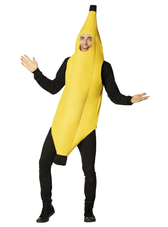 Rasta Imposta Ultimate Banana Fruit Men's Halloween Costume for Adult, Regular One Size, Yellow