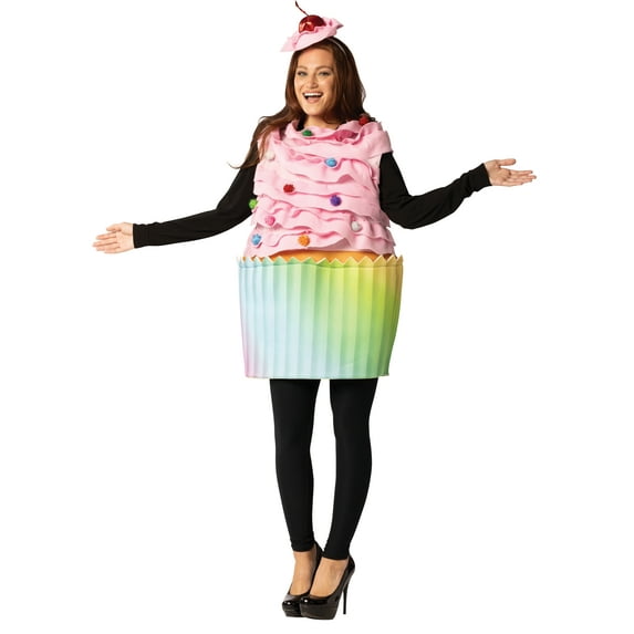 Rasta Imposta Ultimate Cupcake Halloween Costume, Adult One Size, Pink, 1679