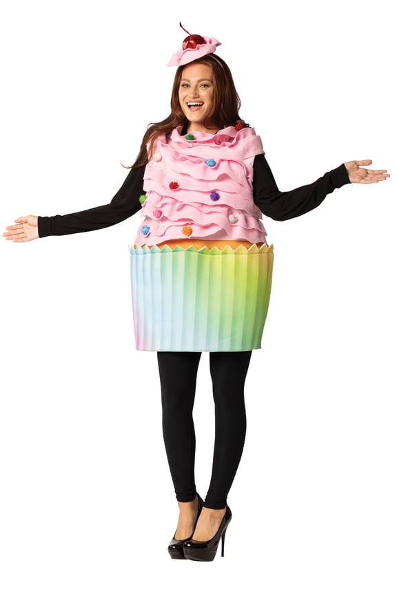 Ultimate Cupcake Halloween Costume, Adult One Size, Pink, 1679