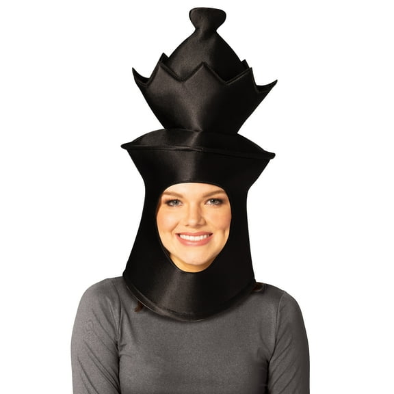 Rasta Imposta Ultimate Deluxe Black Queen Chess Headpiece Halloween Mask Costume, Adult One Size, R1313-OS